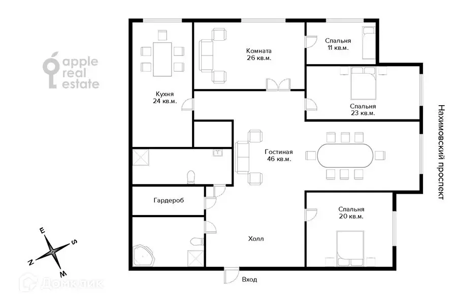 Продаётся 5-к квартира, 200 м - Фото 1