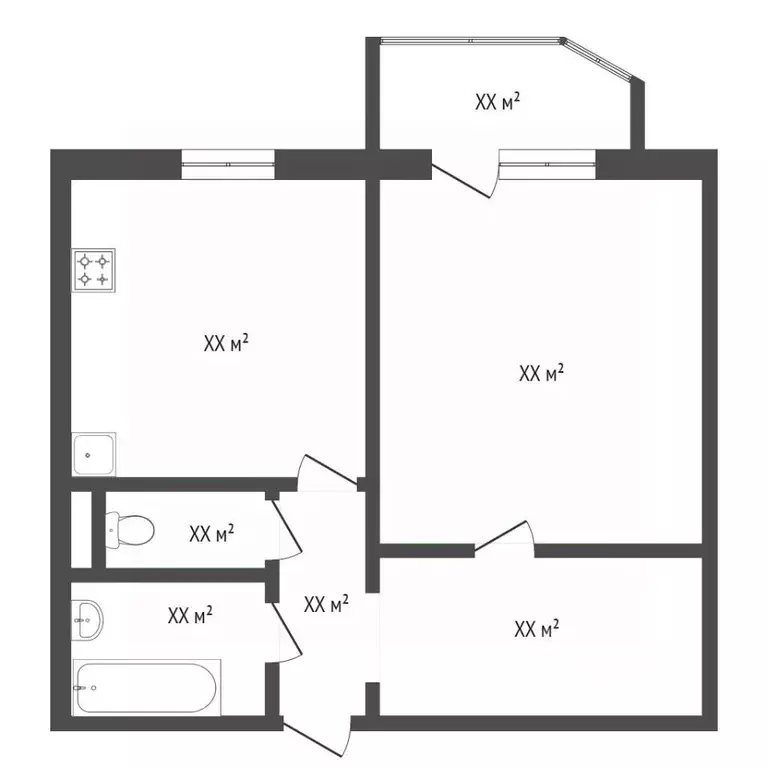 1-к кв. Тюменская область, Тюмень Широтная ул., 167к6 (45.1 м) - Фото 2