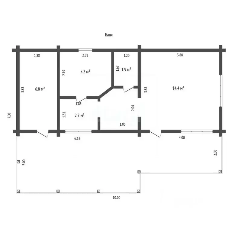 Дом в Тюменская область, Нижнетавдинский муниципальный округ, Геолог-2 ... - Фото 2