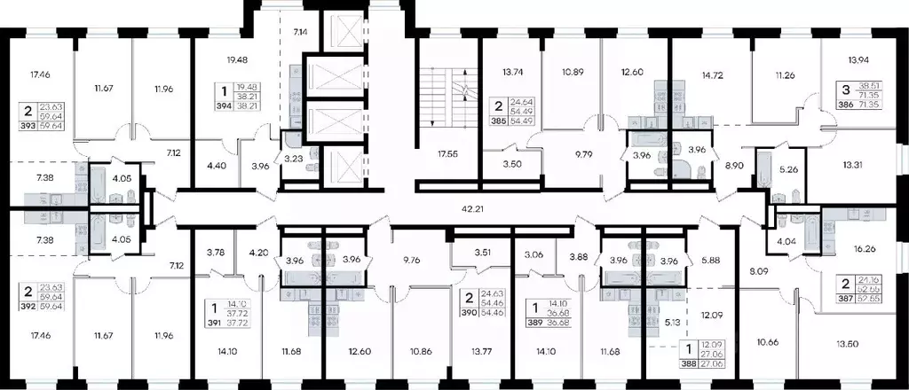 2-к кв. Приморский край, Владивосток ул. Тухачевского (59.64 м) - Фото 2