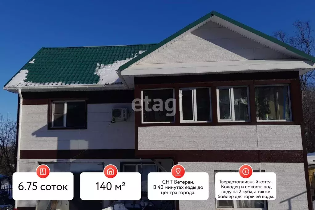 Дом в Хабаровский край, Хабаровский район, Мичуринское с/пос, с. ... - Фото 1