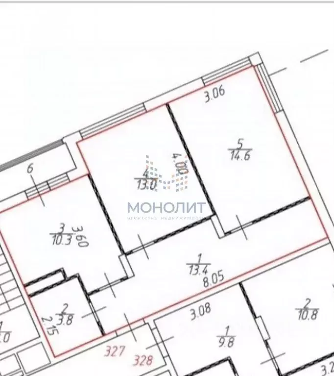 2-к кв. Москва бул. Скандинавский, 8 (56.0 м) - Фото 2