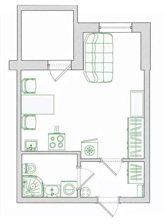 Студия Санкт-Петербург Пулковское ш., 95к3 (24.2 м) - Фото 2