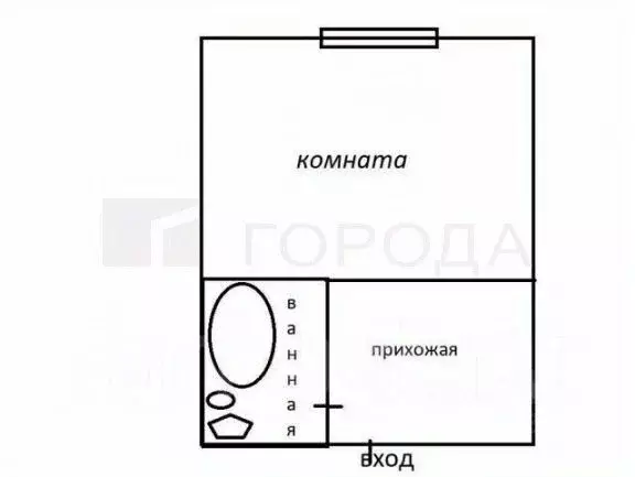 Студия Приморский край, Владивосток Енисейская ул., 6 (14.0 м) - Фото 2