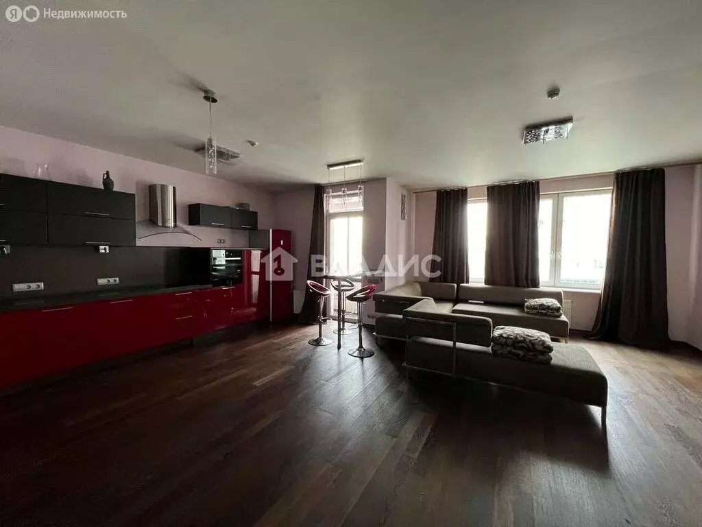 Квартира-студия: Москва, Козлова улица, 34 (57.2 м) - Фото 1