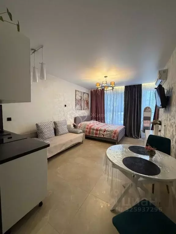 Студия Волгоградская область, Волгоград ул. Степанищева, 4 (27.6 м) - Фото 1