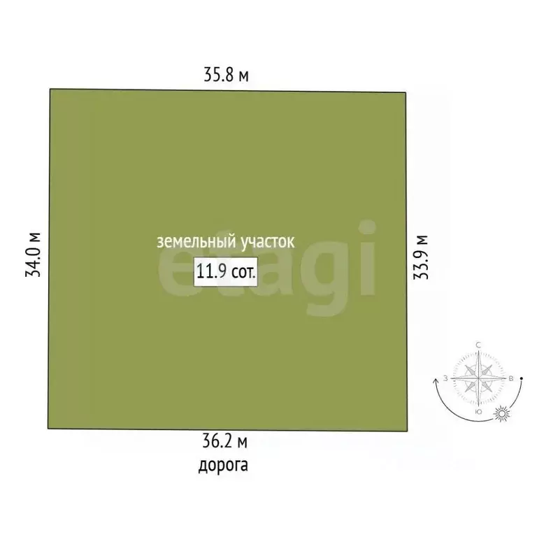 Участок в Башкортостан, Стерлитамакский район, Октябрьский сельсовет, ... - Фото 2