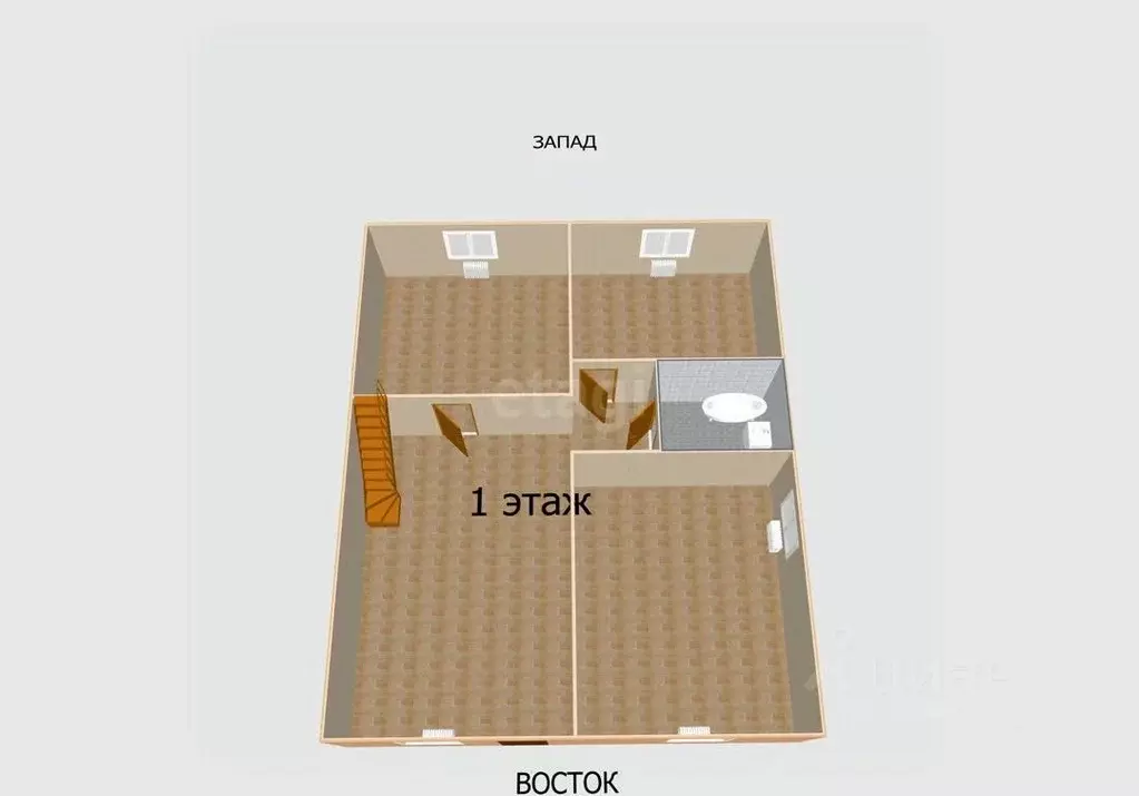 Таунхаус в Сахалинская область, Южно-Сахалинск 22-й мкр, ул. ... - Фото 2