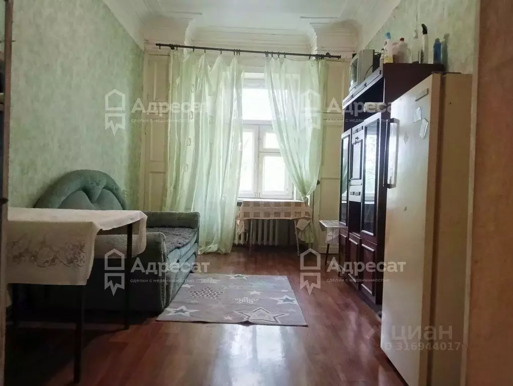 Комната Волгоградская область, Волгоград ул. Возрождения, 14 (15.6 м) - Фото 0
