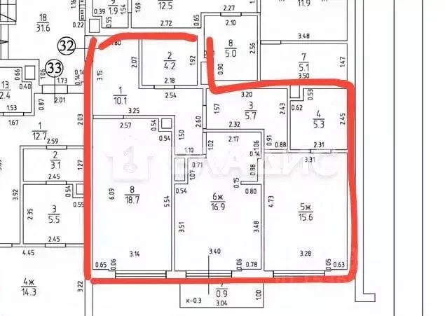 2-к кв. Калининградская область, Калининград ул. Дубовая Аллея, 3Ак1 ... - Фото 2