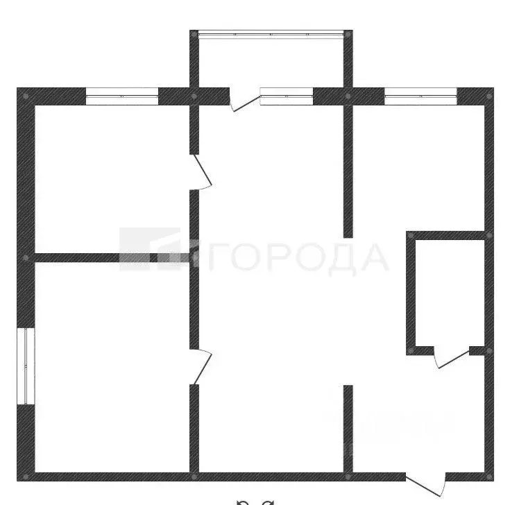 3-к кв. Алтайский край, Барнаул Молодежная ул., 6 (42.2 м) - Фото 2