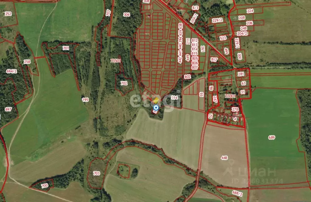 Участок в Ярославская область, Ярославский муниципальный округ, с. ... - Фото 1