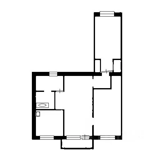 3-к кв. Башкортостан, Уфа ул. Ленина, 104 (55.0 м) - Фото 1