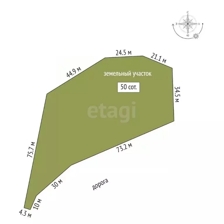 Участок в Крым, Ялта ш. Южнобережное (50.0 сот.) - Фото 2