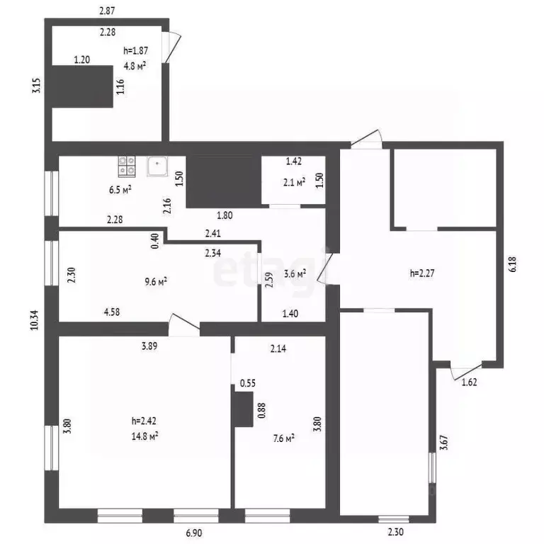 Дом в Владимирская область, Камешковский муниципальный округ, д. ... - Фото 2