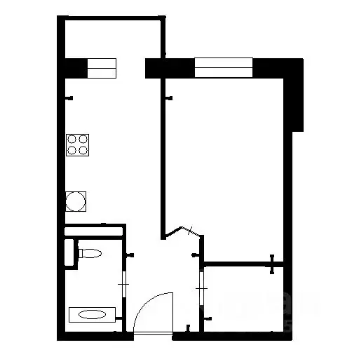 1-к кв. Нижегородская область, Нижний Новгород ул. Июльских Дней, 1к2 ... - Фото 2