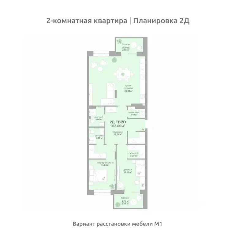 2-к кв. Владимирская область, Владимир Текстильщик СНТ,  (102.0 м) - Фото 0