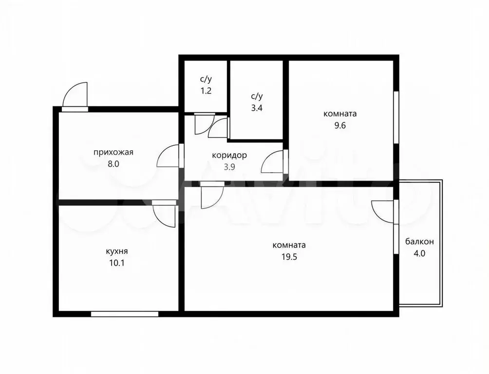 2-к. квартира, 60 м, 7/16 эт. - Фото 0