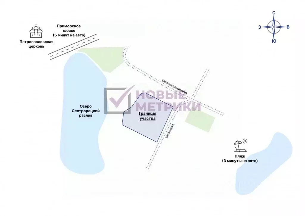 Участок в Санкт-Петербург, Санкт-Петербург, Сестрорецк Угольный ... - Фото 2