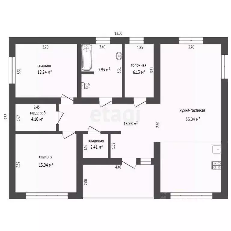 Дом в Тюменская область, Тюменский муниципальный округ, д. Ошкукова ... - Фото 2