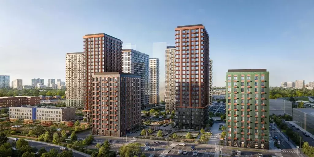 2-к кв. Московская область, Красногорск Квартал Строгино жилой ... - Фото 2