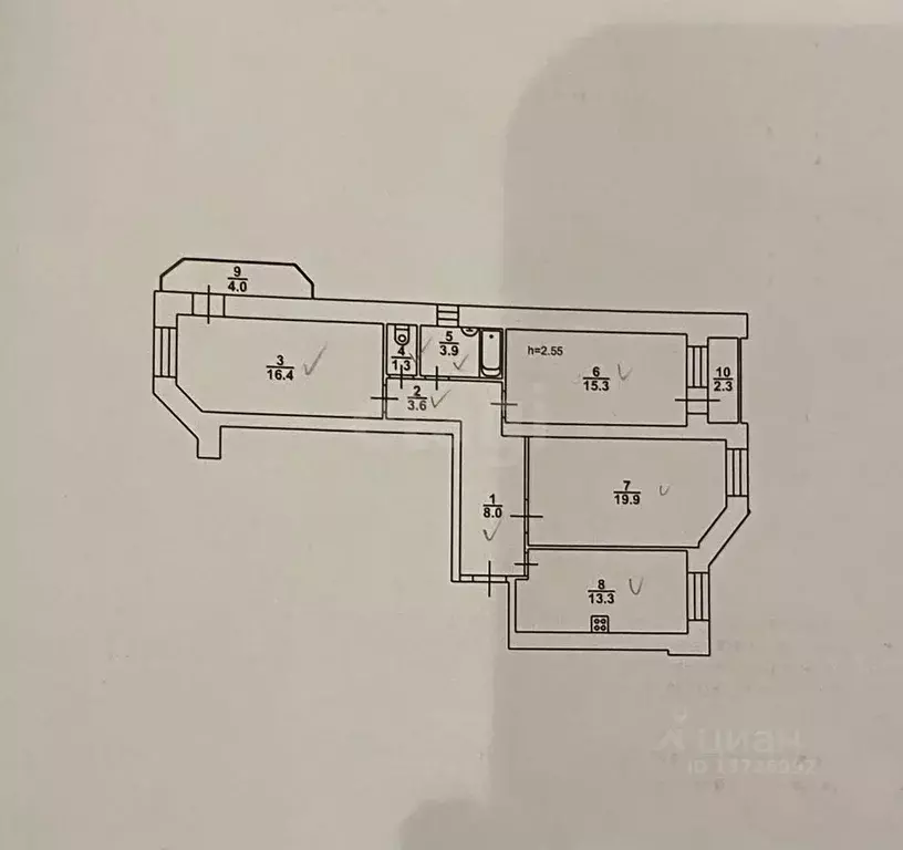 3-к кв. Саратовская область, Саратов Рабочая ул., 62/68 (81.7 м) - Фото 1