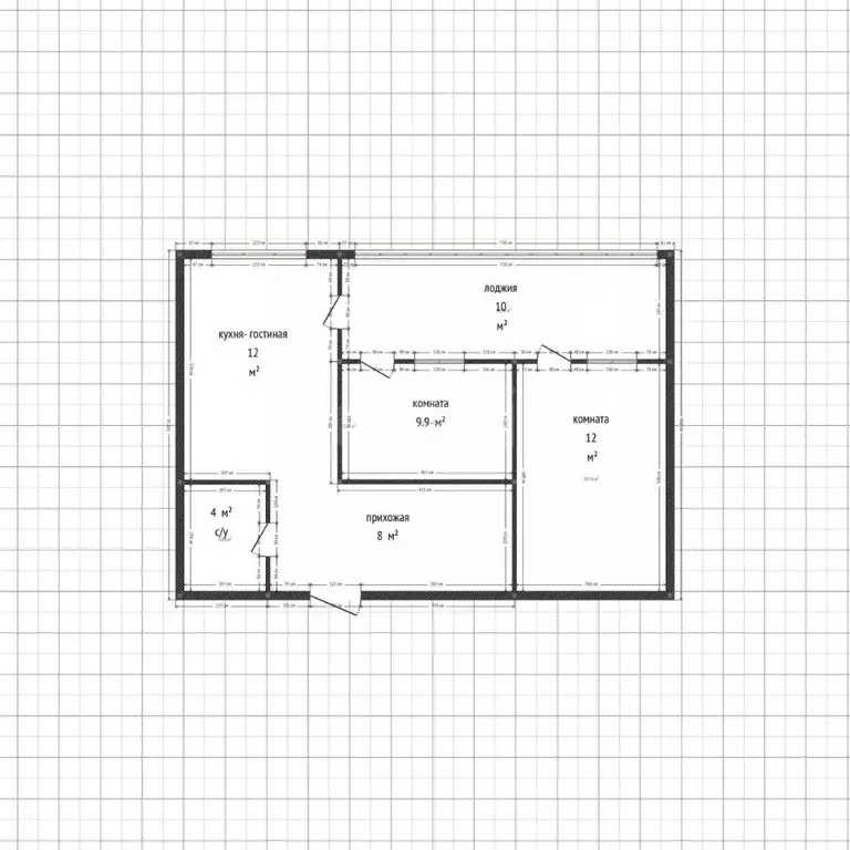 2-к кв. Краснодарский край, Краснодар ул. Адмирала Макарова, 5 (52.2 ... - Фото 2