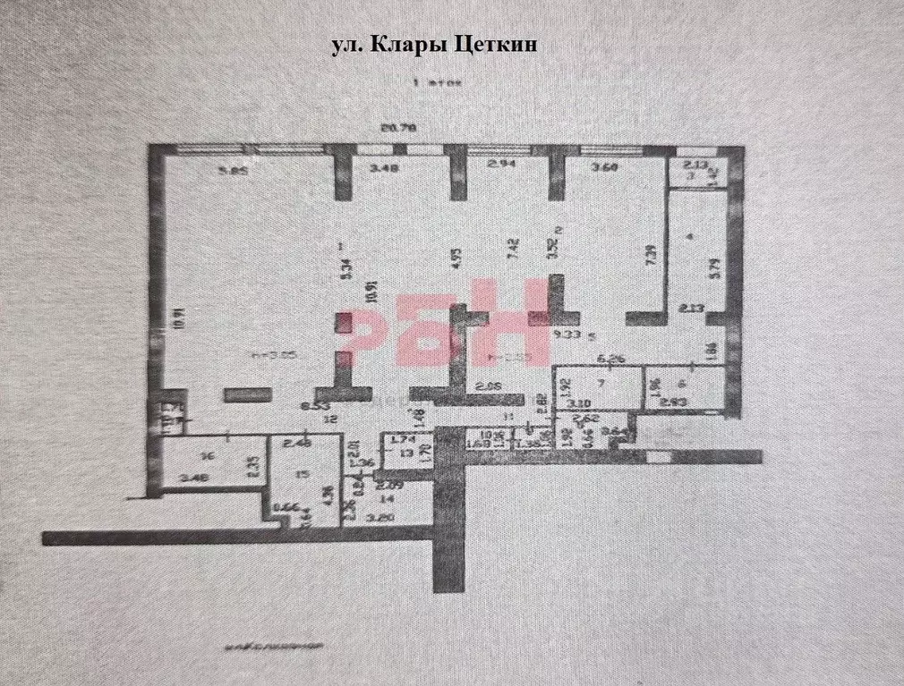 Торговая площадь в Пензенская область, Пенза Колхозная ул. (259 м) - Фото 2
