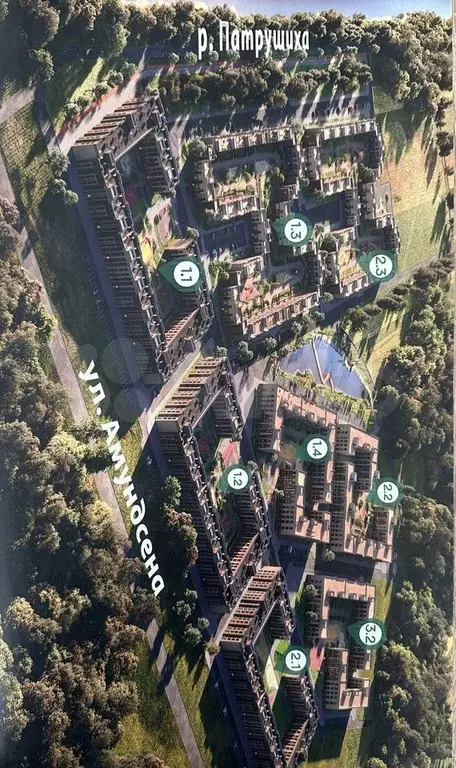 1-к. квартира, 31,8 м, 3/4 эт. - Фото 1