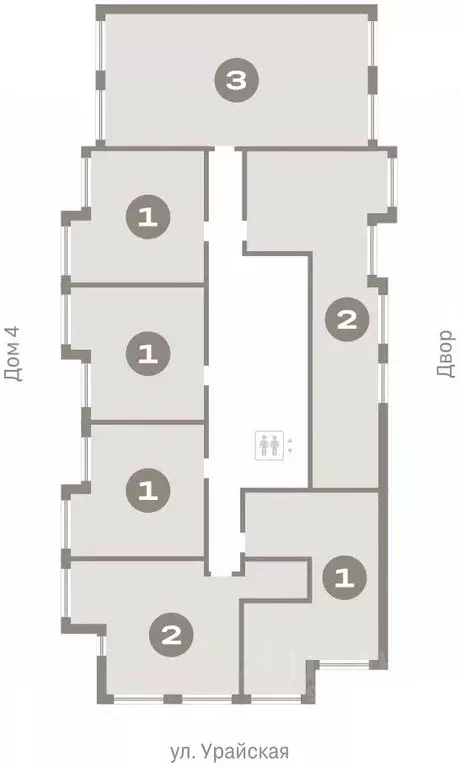 1-к кв. Тюменская область, Тюмень ул. Муравленко, 9к3 (43.15 м) - Фото 1