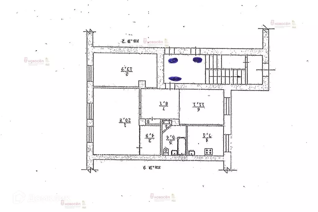 Продаётся 2-к квартира, 73 м - Фото 1
