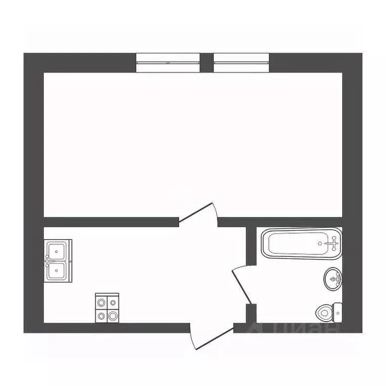 1-к кв. Ставропольский край, Кисловодск ул. Орджоникидзе (17.8 м) - Фото 2