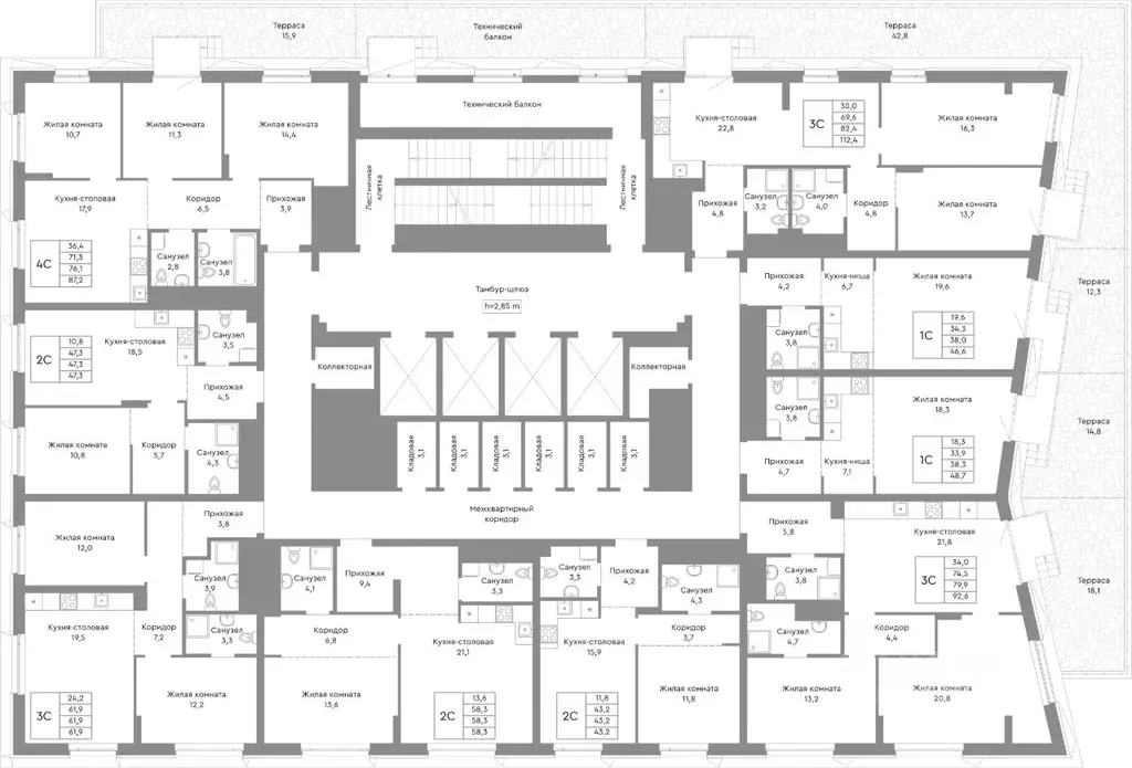Студия Челябинская область, Челябинск ул. Энтузиастов, 32А (38.3 м) - Фото 2