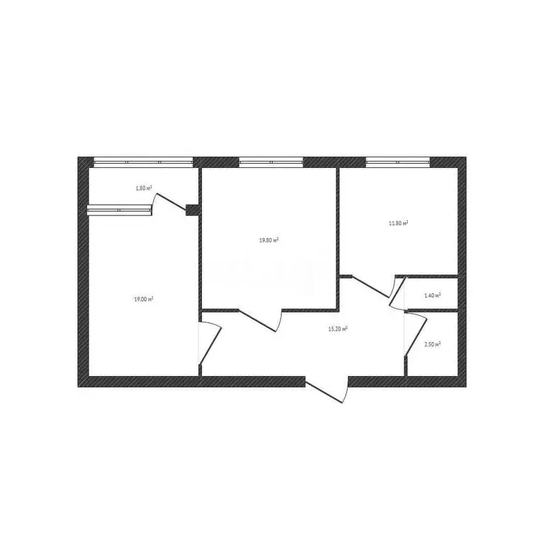 2-комнатная квартира: Брянск, улица 3-го Интернационала, 25А (71.5 м) - Фото 0