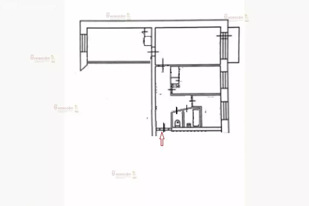 3-комнатная квартира: Екатеринбург, переулок Замятина, 36 (58 м) - Фото 1