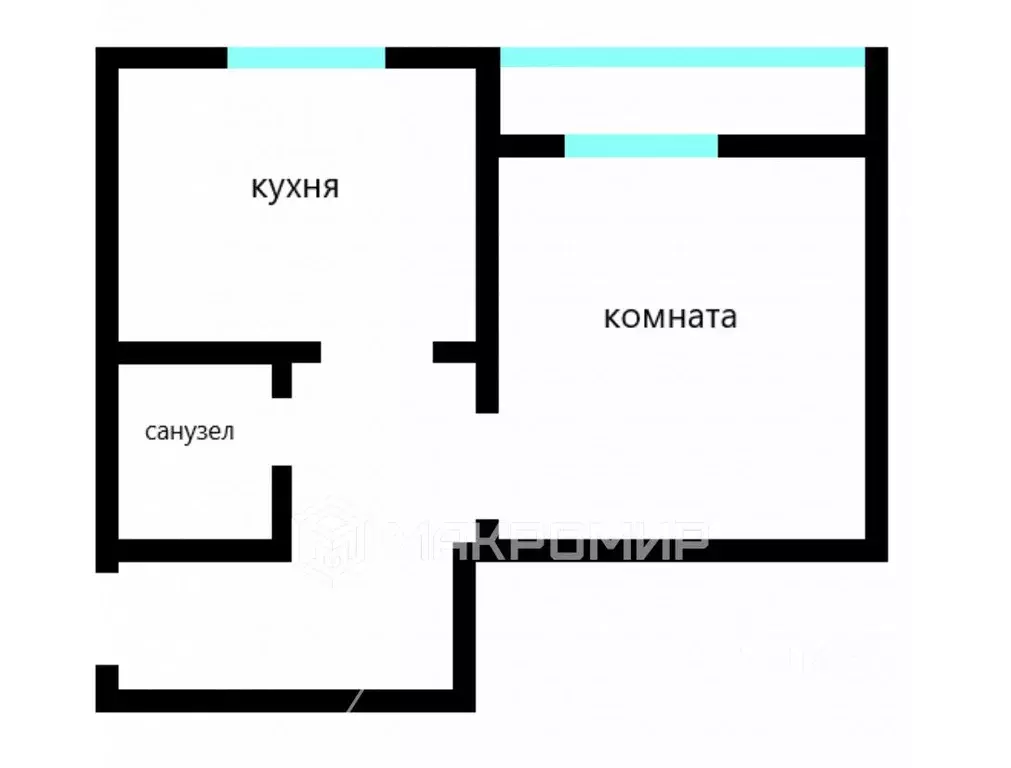 1-к кв. Челябинская область, Челябинск ул. 40-летия Победы, 3 (42.4 м) - Фото 2