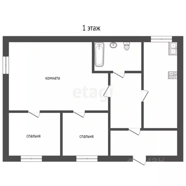 Дом в Ростовская область, Таганрог Омега садовое товарищество,  (140 ... - Фото 2