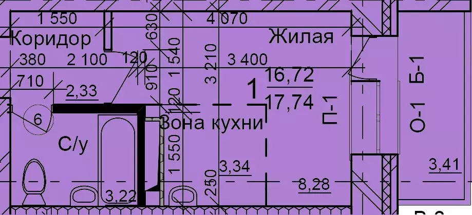 Продаётся квартира-студия, 17.74 м - Фото 0