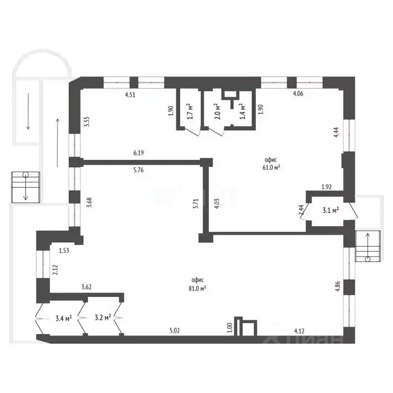 Помещение свободного назначения в Тюменская область, Тюмень ... - Фото 1