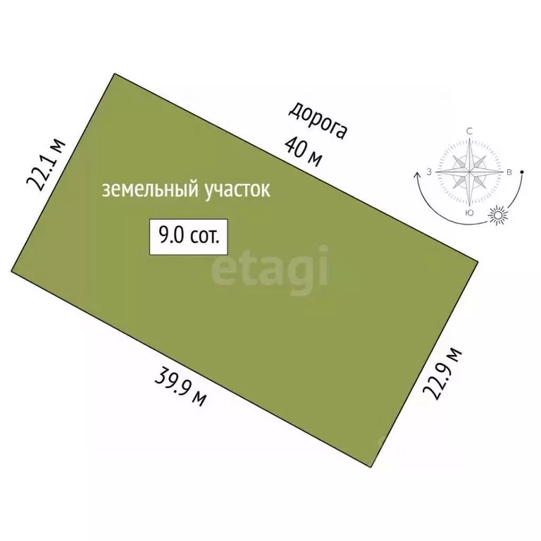Участок в Тюменская область, Тюменский муниципальный округ, с. Борки ... - Фото 2