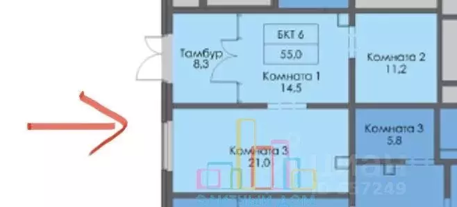 Помещение свободного назначения в Московская область, Люберцы ул. 8 ... - Фото 0