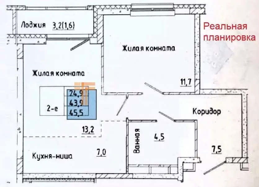 2-к кв. Пермский край, Пермь ул. Елькина, 14 (45.5 м) - Фото 1