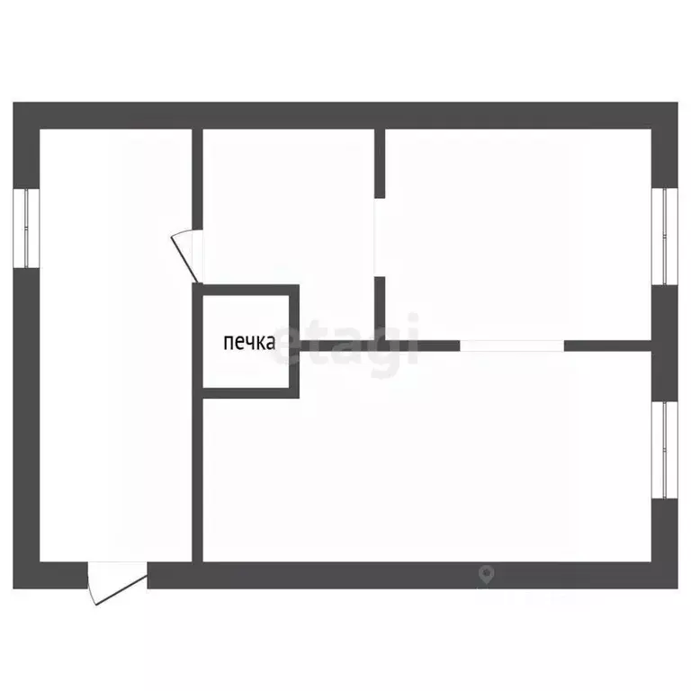 Дом в Свердловская область, Тугулым пгт ул. Новая (62 м) - Фото 2
