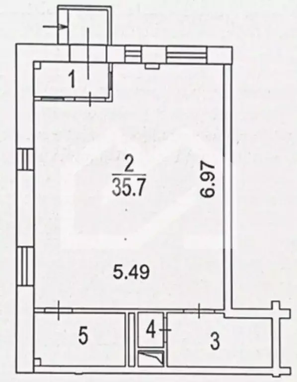 Помещение свободного назначения в Москва Погонный проезд, 14 (49 м) - Фото 2