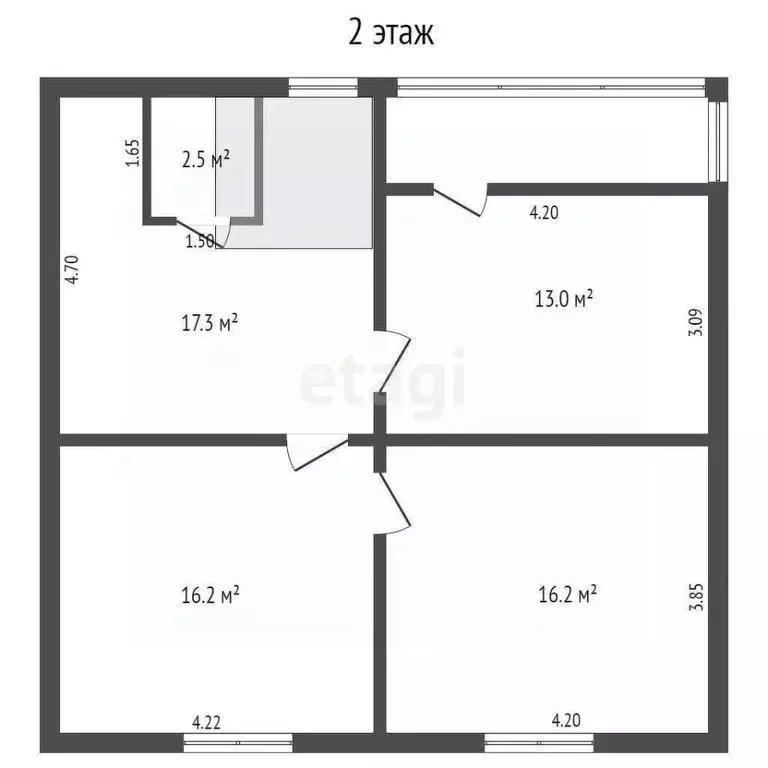 Дом в Архангельская область, Красноборский муниципальный округ, д. ... - Фото 2