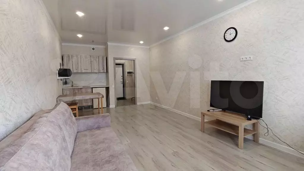 Квартира-студия, 33,4 м, 1/9 эт. - Фото 1