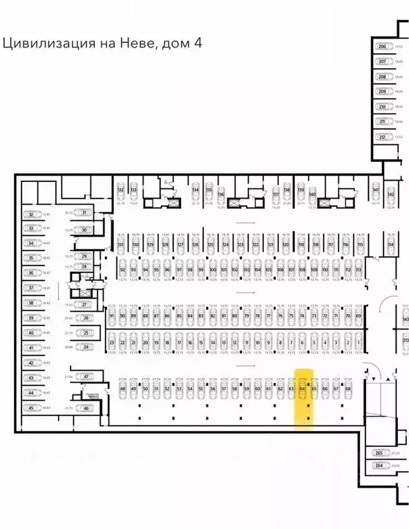 Гараж в Санкт-Петербург ул. Дыбенко, 3 (27 м) - Фото 1