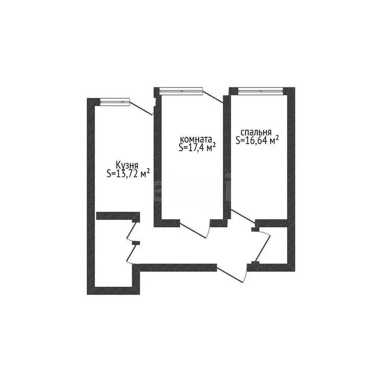 2-комнатная квартира: Краснодар, Душистая улица, 54/А (61.9 м) - Фото 1