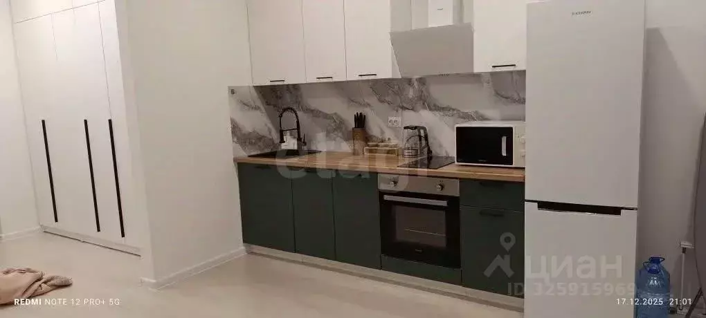 Студия Тюменская область, Тюмень ул. Эльвиры Федоровой, 1к1 (30.0 м) - Фото 2