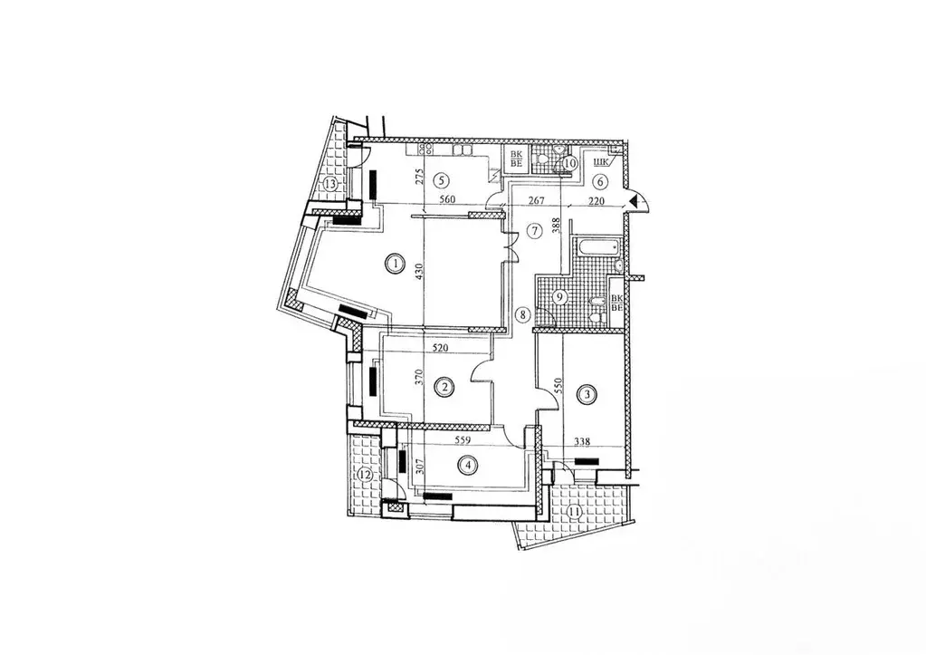 4-к кв. Москва ул. Дыбенко, 16К1 (159.0 м) - Фото 1